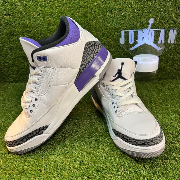 Air Jordan 3 Retro Dark Iris Size 13 CT8532-105 - Picture 1 of 11